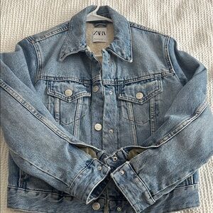 Zara Classic Blue Denim Jacket